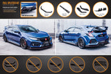 Honda Civic (2017-2022)  Type R Full Lip Splitter Set