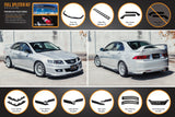 Honda Accord (2002-2008)  Euro FACELIFT CL7/CL9 Full Lip Splitter Set