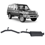 Redback 2.5" Exhaust for 79 Series Exhaust 1HZ with Muffler