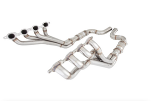 Chevrolet Camaro (2016+) Polished Stainless Steel Headers 1 7/8" Inch Primary & 3" Inch Metallic Cats (100 Cell) & Connecting Pipes - XFORCE