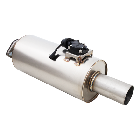 3Inch Inlet 7Inch Round Varex Muffler XFORCE | Empire Performance