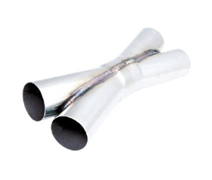 Stainless Steel X-Pipe Twin 2.5" Inch XFORCE