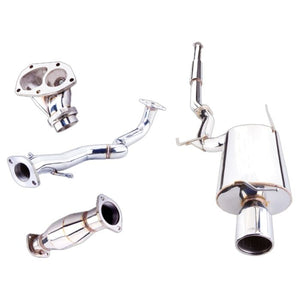 MITSUBISHI LANCER EVO 7-8-9 CT9A (01-07) 3" Inch Stainless Steel Turbo Back Exhaust System XFORCE