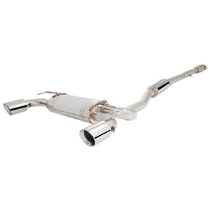 MITSUBISHI LANCER RALLIART CJ (08-15) 3" Inch Raw 409 Stainless Steel Catback Exhaust System XFORCE