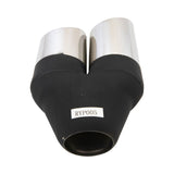 Y-PIECE INNER CONE 2 1/4" IN 2X3"OUT 9" LONG REDBACK304 S