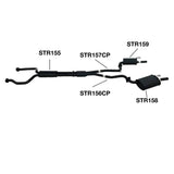 Redback 2.25" Dual Cat Back Exhaust for Holden Commodore VE/VF Sedan