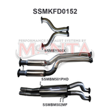 Ford Falcon (2002-2008) BA, BF 5.4L BOSS 4 Valve V8 Ute (Including XR8, FPV models). Exhaust exit out driver's side. Manta Exhaust