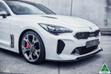 Kia Stinger (2017-2023)  CK GT Front Lip Splitter & Bumper Reinforcement Brackets
