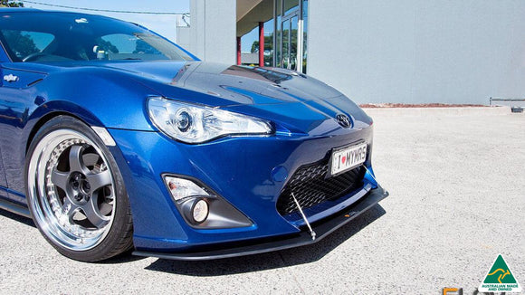 Toyota 86 (2013-2023)  (GT86/FT86) Front Lip Splitter V2 (With Support Rods)