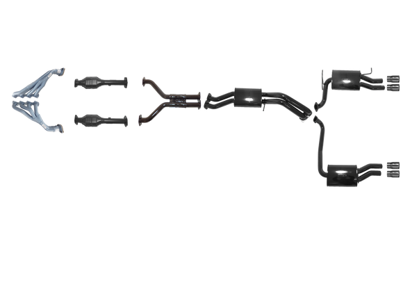 Ford Falcon (2008-2016) FG-FG-X-  GT FG 5.4L Boss Tri-Y Headers And Full System - Duel Outlet