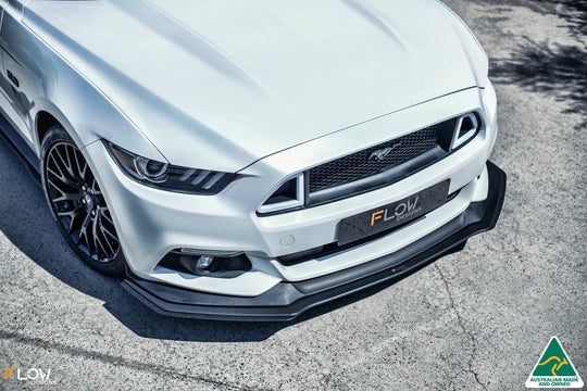 Ford Mustang (2015-2017)  S550 FM Front Lip Splitter Extensions (Pair)