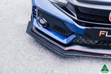 Honda Civic (2017-2022)  Type R Front Lip Splitter Extensions (Pair)