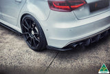 Audi S3 (2013-2020)  8V PFL Sportback Rear Spat Winglets (Pair)