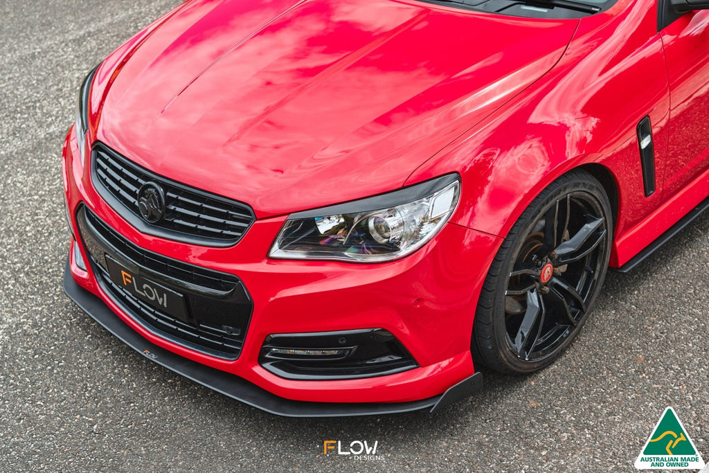 Holden Commodore (2013-2017) S1 Sedan Front Lip Splitter Winglets (Pai ...