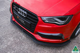 Audi S3 (2013-2020)  8V Sedan PFL Front Lip Splitter Extensions (Pair)