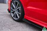 Audi S3 (2013-2020)  8V Sedan PFL Side Skirt Splitter Winglets (Pair)
