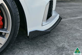 Audi RS3 (2013-2020)  8V Sedan FL Front Lip Splitter & Stainless Steel Mounting Brace