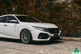 Honda Civic (2016-2021)  RS Hatch PFL Front Lip Splitter Winglets (Pair)