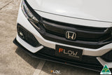 Honda Civic (2016-2021)  RS Hatch PFL Front Lip Splitter