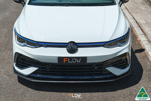 Volkswagen Golf (2020-2024)  R Chassis Mounted Front Lip Splitter