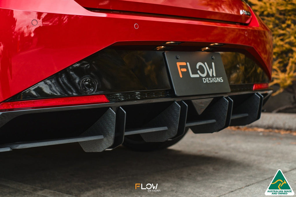 Hyundai Elantra (2020-2024) N Line Sedan 2020 Flow-Lock Rear Diffuser ...