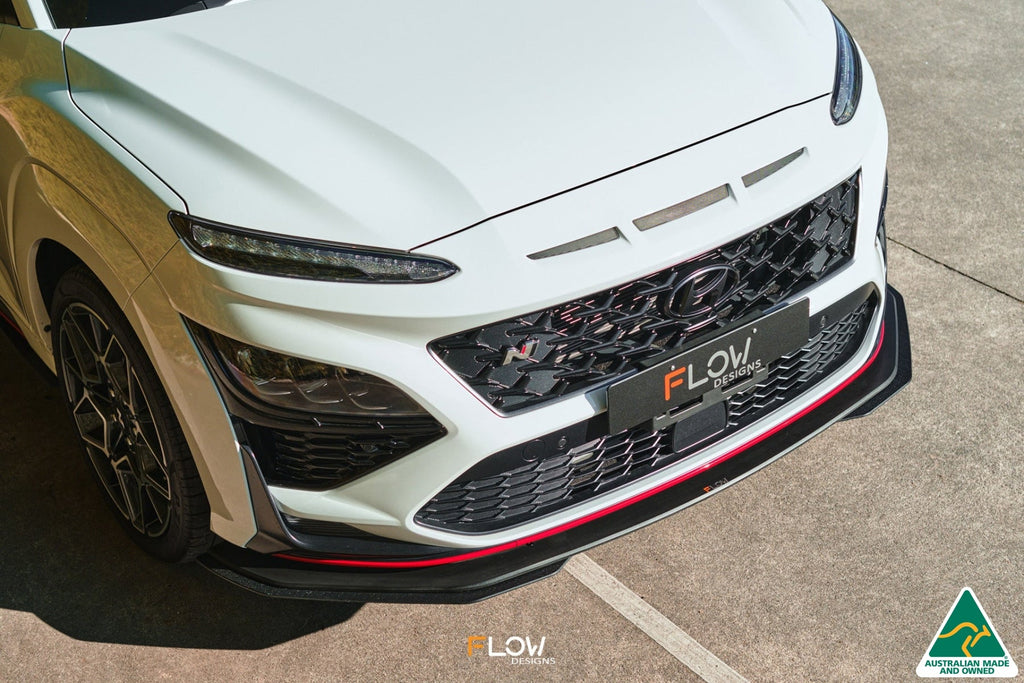 Hyundai Kona N (2017-2023) Front Lip Splitter Extensions (Pair ...