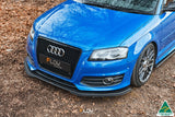 Audi S3 (2003-2012)  8P2 Hatch (FL) Front Lip Splitter V3
