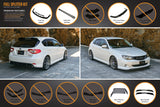 Subaru WRX (2008-2015) /RS G3 Hatch PFL Full Lip Splitter Set