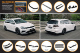 Volkswagen Golf (2012-2020)  R Wagon Full Lip Splitter Set