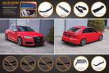 Audi S3 (2013-2020)  8V Sedan PFL V3 Full Lip Splitter Set