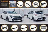 Toyota Corolla (2018-2022)  MZEA12R/ZWE211R 2018-2022 Full Lip Splitter Set