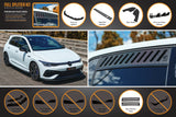 Volkswagen Golf (2020-2024)  R Full Lip Splitter Set