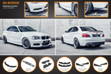 BMW E82 (2005-2011)  M Sport Full Lip Splitter Set