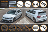 Volkswagen Golf (2012-2020)  R (USDM) Full Lip Splitter Set