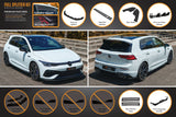 Volkswagen Golf (2020-2025)  R Full Lip Splitter Set