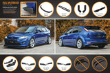 Ford Focus (2006-2011)  Turbo V3 Full Lip Splitter Set