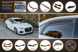 Audi RS3 (2013-2020)  8V Sedan FL Full Lip Splitter Set