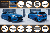 Ford Focus (2018-2022)  ST-Line Full Lip Splitter Set