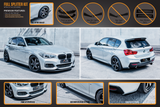 BMW F20 (2012-2019)  LCI M135 / M140 Full Lip Splitter Set