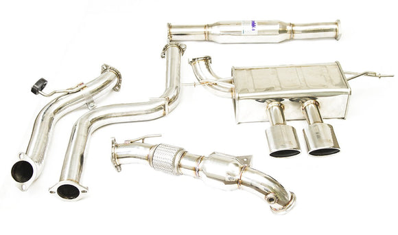 Ford Focus (2011-2018) Invidia Q300 Turbo Back Exhaust w/SS Tips - Ford Focus ST LW/LZ 11-18