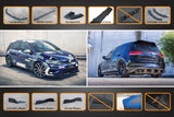 Volkswagen Golf (2012-2020)  R Full Lip Splitter Set with Rear Valance & Fairing