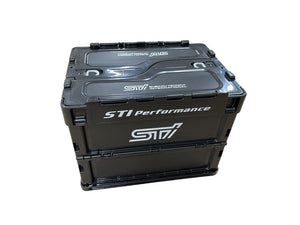 Subaru STI (ALL YEARS) STI Genuine Folding Workshop Container Black - 20 Litres