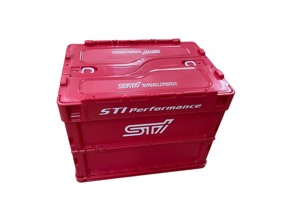 Subaru STI (ALL YEARS) STI Genuine Folding Workshop Container Cherry - 20 Litres