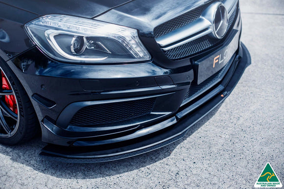 Mercedes-Benz A45 AMG (2013-2018)  W176 (PFL) Front Lip Splitter Extensions (Pair)