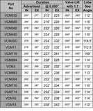Holden Commodore (VT-VZ) VCM Performance Camshaft Package for LS1 & LS2 VZ HSV - Empire Performance