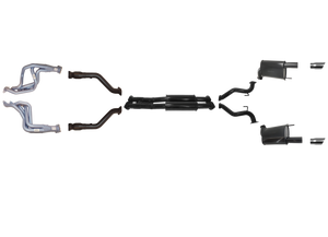 Ford Mustang (2015-2017) 6th-Generation-  Coupe 2015 to 2017 5.0L Headers, Cats And Twin 2 1/2 Inch System to Suit RH Drive Only