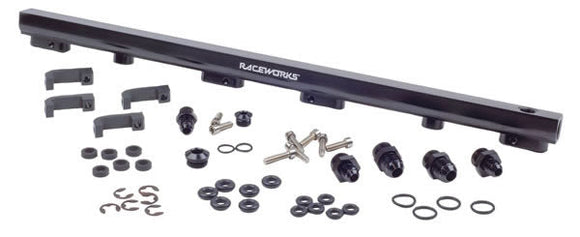 Various Various (ALL YEARS) FUEL RAIL CONVERSION KIT BLACK RB30