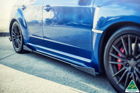 Subaru WRX (2008-2015)  / STI G3 Hatch (FL) Side Skirt Splitter Winglets (Pair)