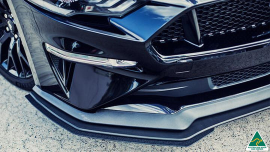 Ford Mustang (2018-2025)  S550 FN Front Lip Splitter Extensions (Pair)