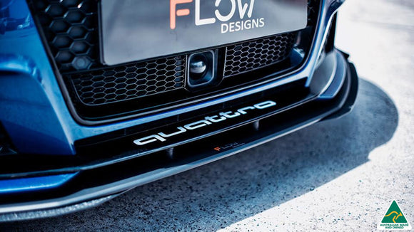 Audi RS3 (2013-2020)  8V Sportback (PFL) Front Lip Splitter Extensions (Pair)